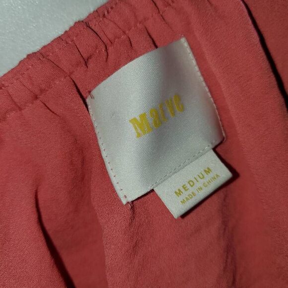 Maeve Coral Lightweight Multi-way Blouse Top - Size Medium - Picture 7 of 8